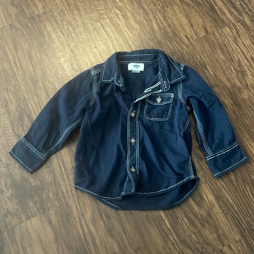 Toddler button down